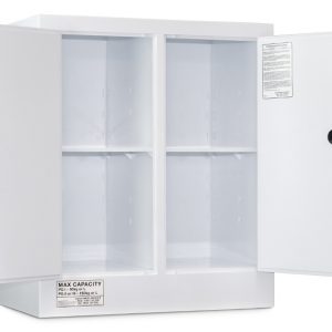 Poly Corrosive Storage Cabinet – 160 Litre Divided Sump