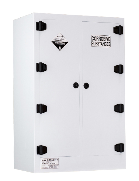 Poly Corrosive Storage Cabinet – 250 Litre Divided Sump