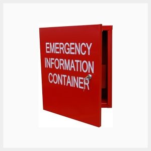 Large Emergency Information Cabinet