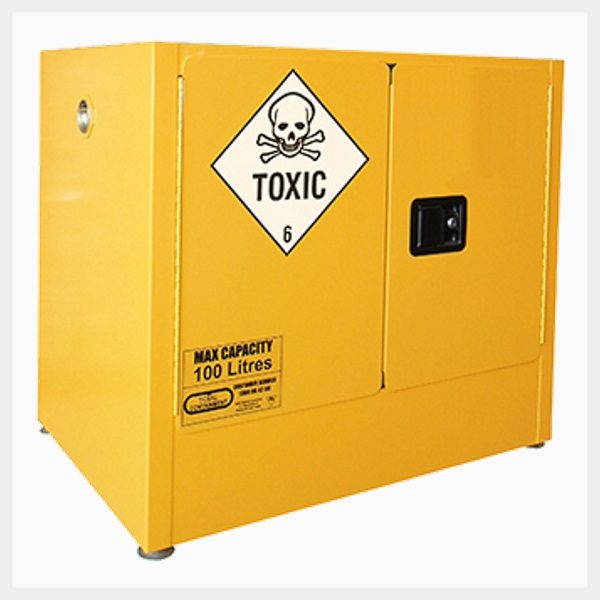 Toxic Substance Storage Cabinet – 100 Litre 2-Door