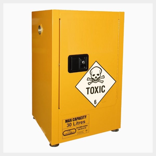 Toxic Substance Storage Cabinet – 30 Litre 1-Door