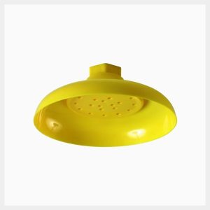 H-ABS Yellow ABS Plastic Shower Rose