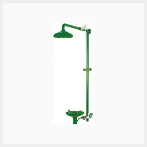 Wall Mounted Laboratory Shower with Eye/Face Wash