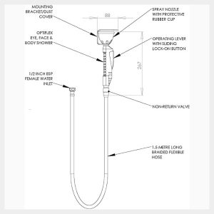 Wall Mounted Single Cup Optiflex