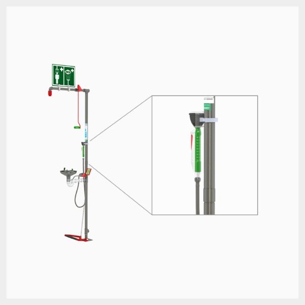 Shower Mounted Single Cup Optiflex