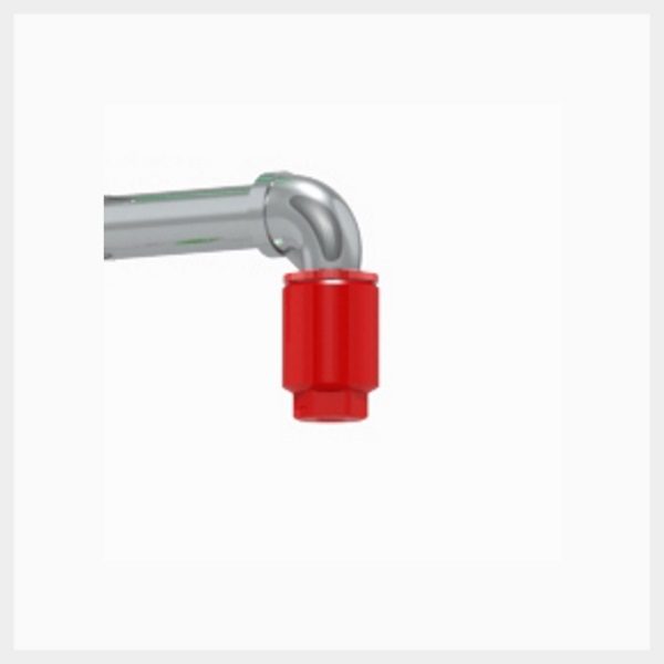 Red Nylon Plastic Shower Nozzle