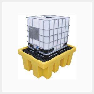 Single IBC Spill Pallet – Removable Decking