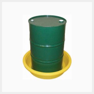 Single Drum Round Spill Tray 50 Litre