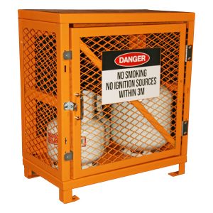 LPG Gas Cage – 2 x 9kg Cylinder