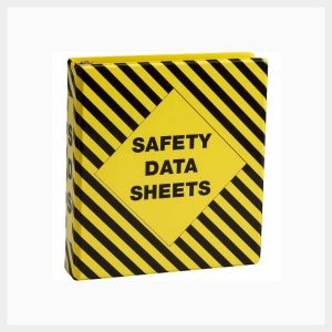 Safety Data Sheets Binder – Vinyl Striped