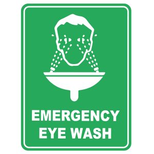 Eyewash Sign Metal Single Sided